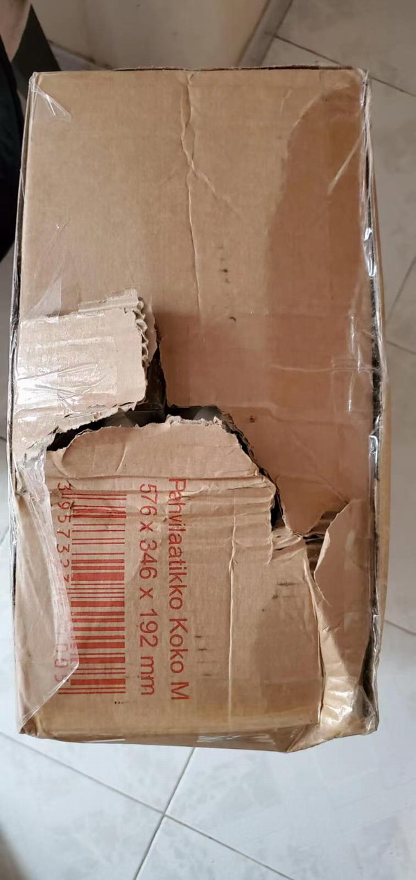 货物外包装破损